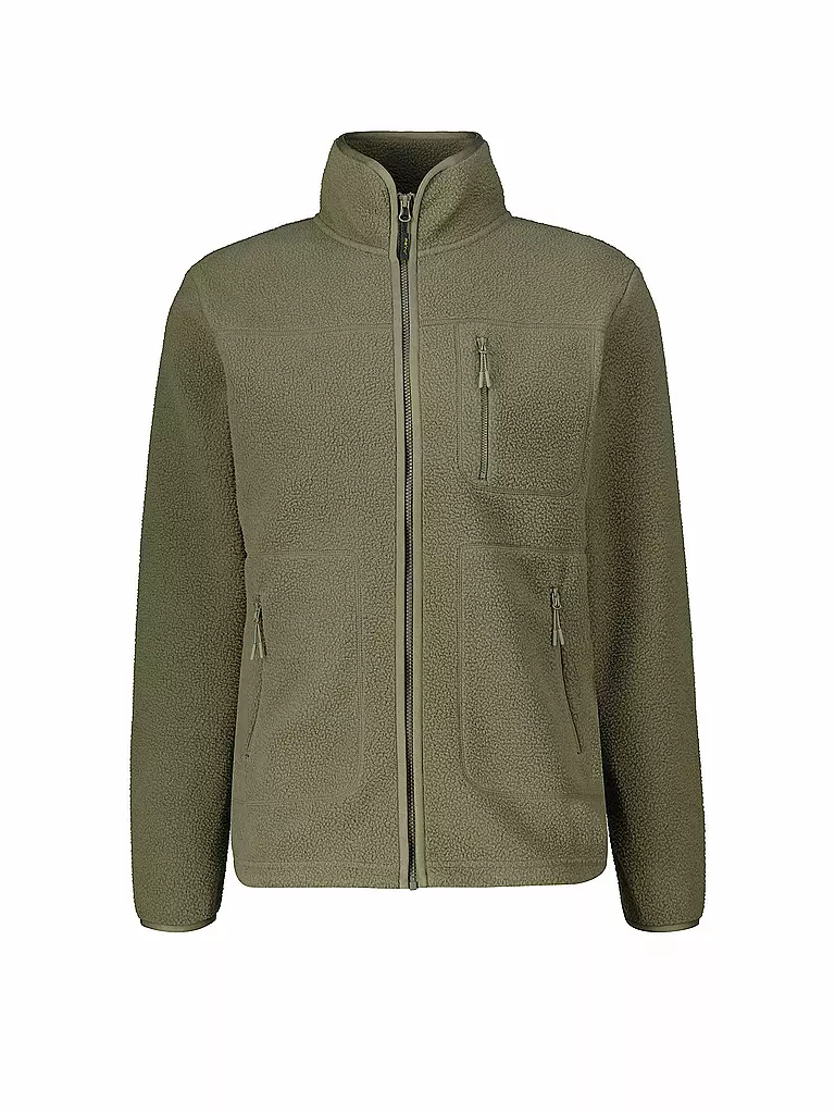 MERU | Veste polaire sherpa Boigny pour hommes | Vert foncé
