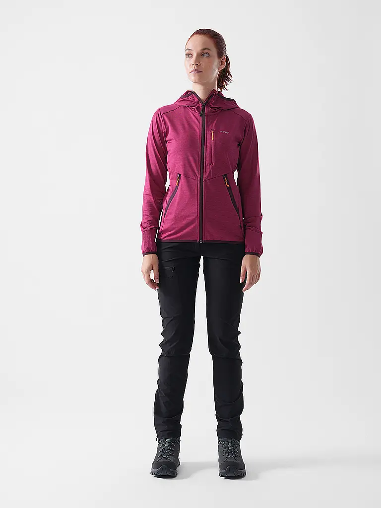 MERU | Veste polaire stretch à capuche Silkeborg pour femmes | Baie