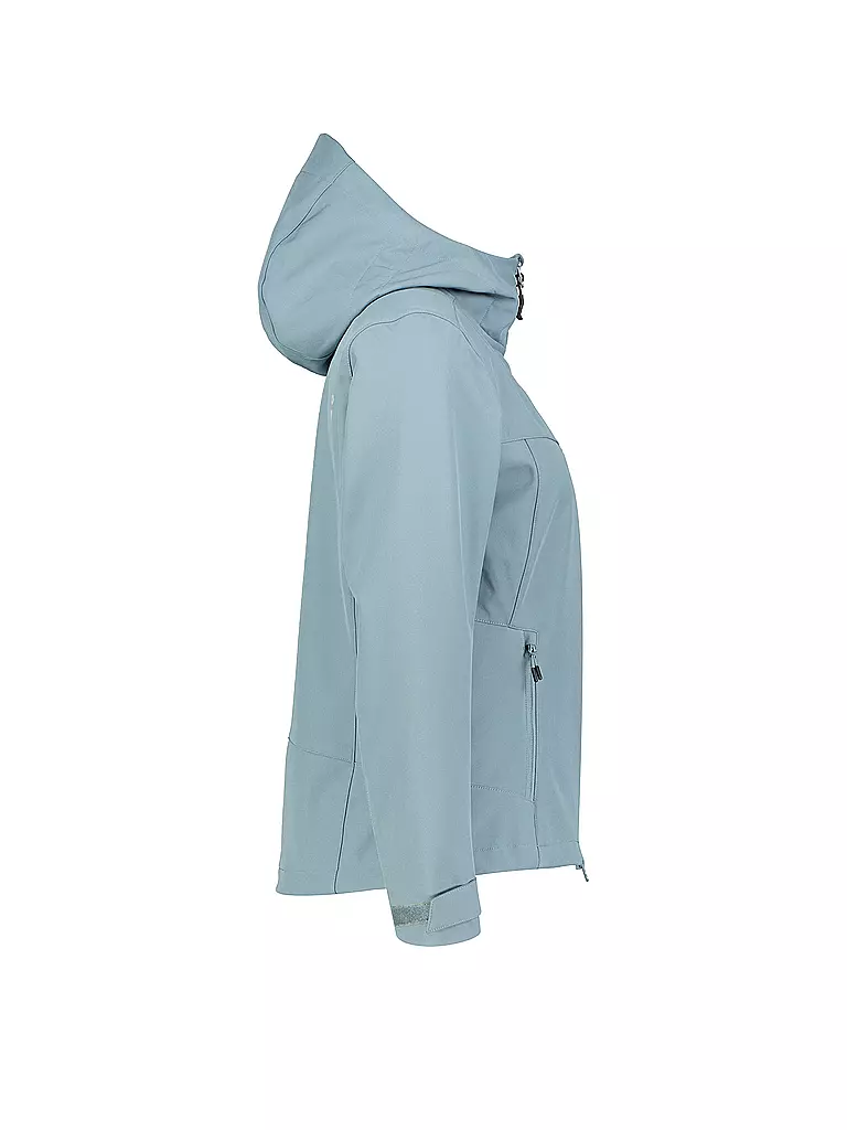MERU | Veste softshell à capuche Toulouse pour femmes | Gris