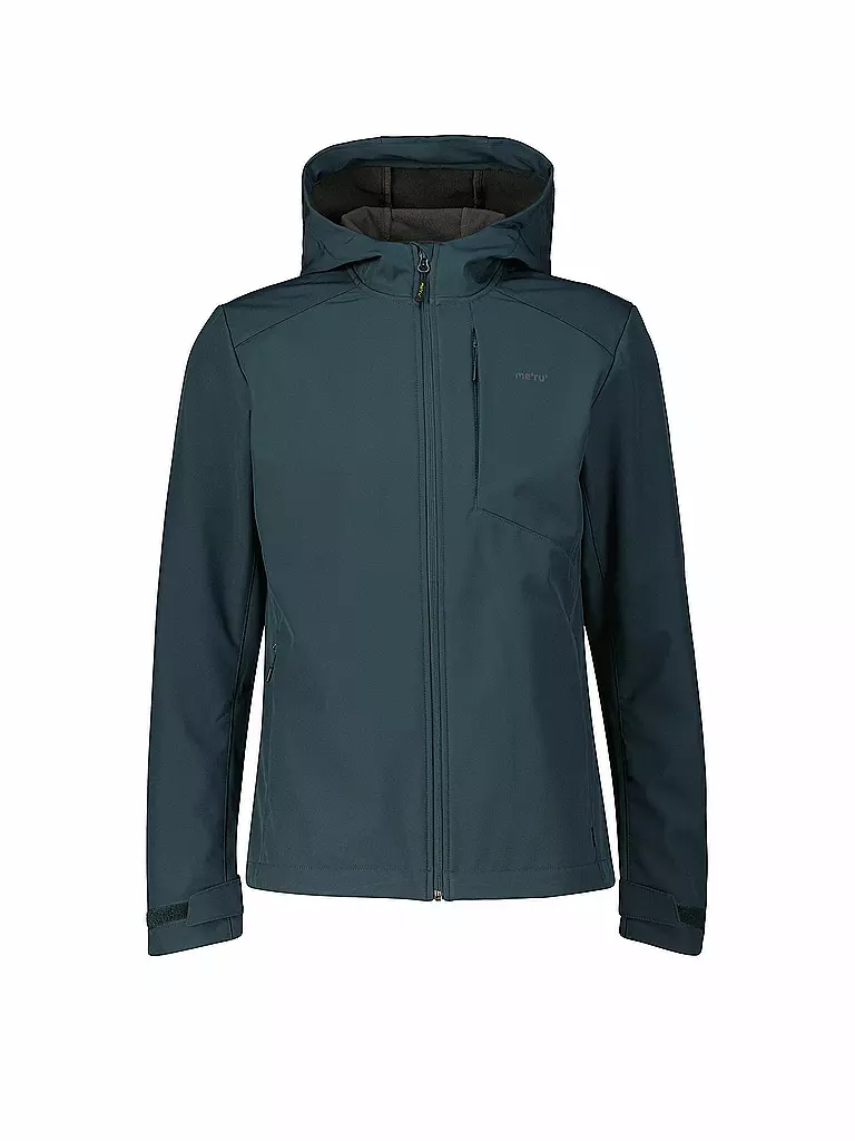 MERU | Veste softshell à capuche Toulouse pour hommes | Vert foncé