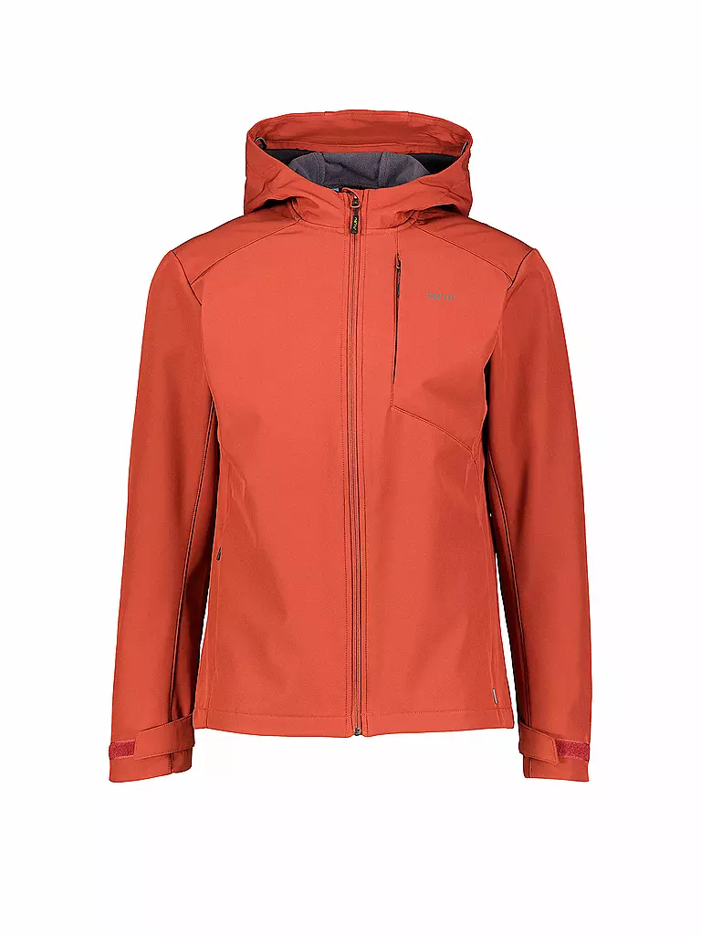 MERU | Veste Softshell Homme Toulouse à Capuche | Marron