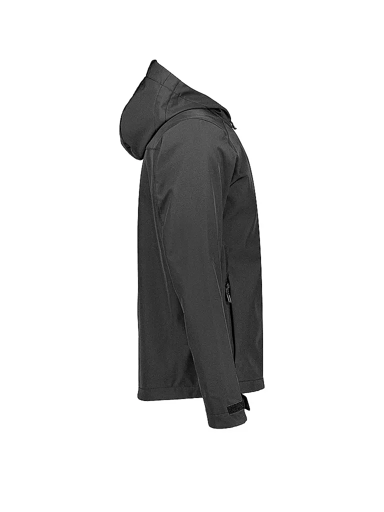 MERU | Veste softshell homme Toulouse à capuche | Noir