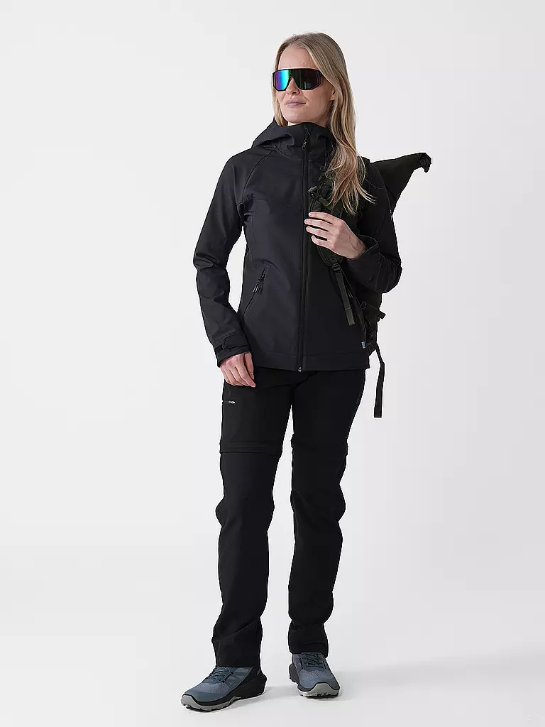 MERU | Veste softshell Nancy pour femmes | Noir