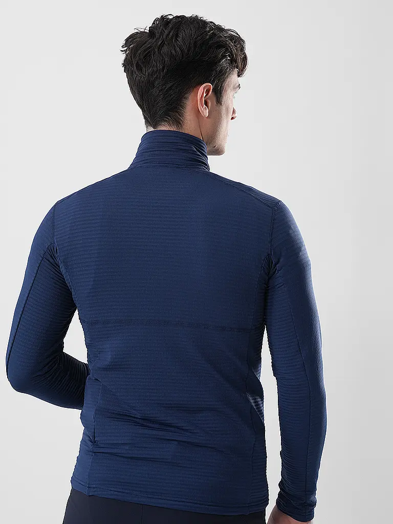 MERU | Zipshirt fonctionnel Langesund pour hommes | Bleu foncé