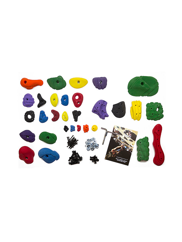 Prises d'escalade Mega Pack 30 aucune couleur
