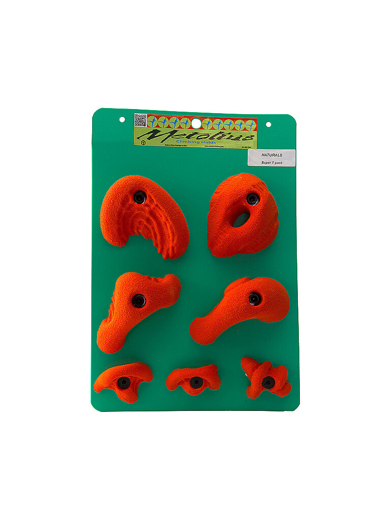 Prises d'escalade Naturals Super 7 orange