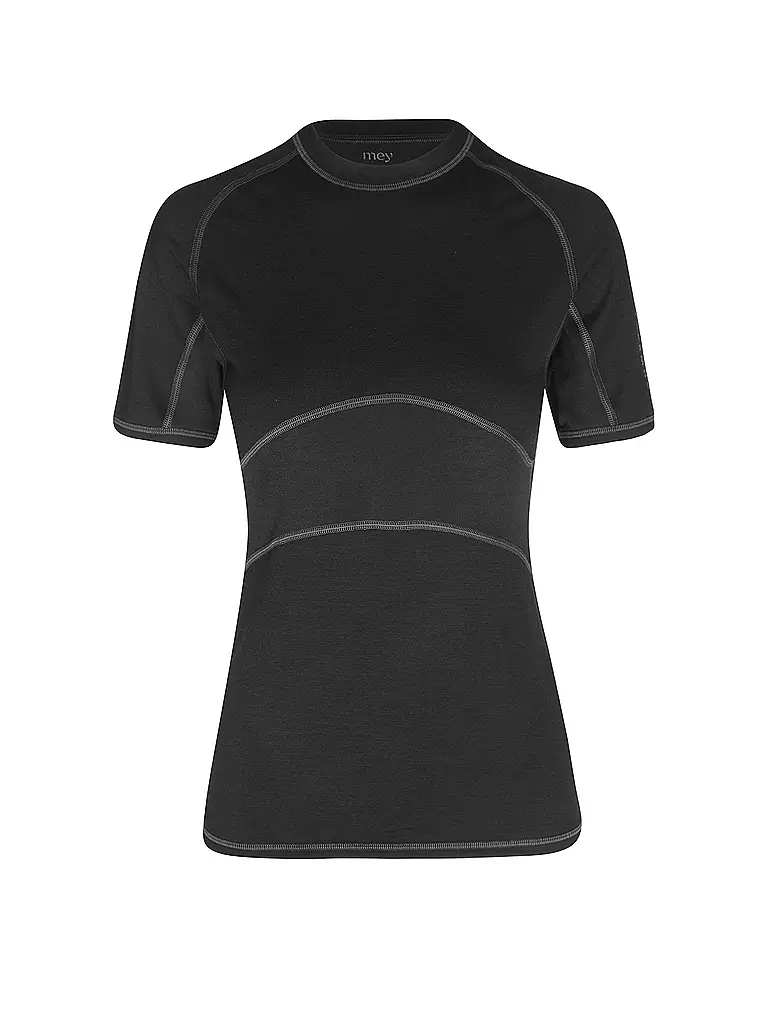 MEY | Damen Unterzieh T-Shirt PRFRMNC+ | Noir