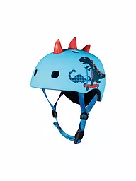 MICRO | Casque de trottinette pour enfant Scootersaurus 3D V2 | Bleu