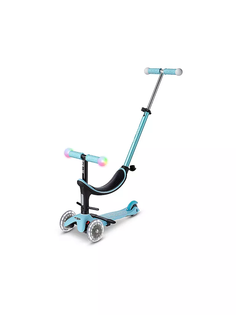 MICRO | Trottinette enfant Micro Mini 2Grow Deluxe Magic LED | Bleu