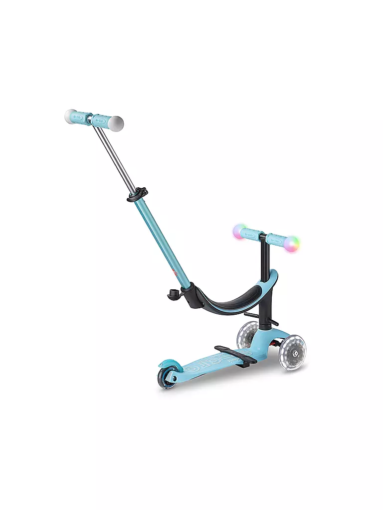 MICRO | Trottinette enfant Micro Mini 2Grow Deluxe Magic LED | Bleu