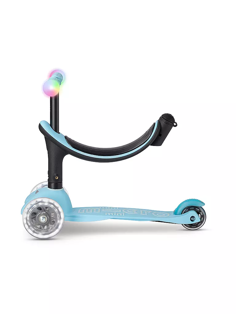 MICRO | Trottinette enfant Micro Mini 2Grow Deluxe Magic LED | Bleu