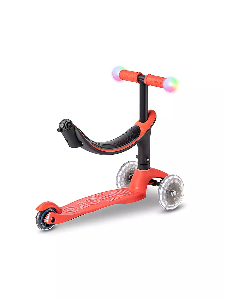 MICRO | Trottinette enfant Micro Mini 2Grow Deluxe Magic LED | Rouge
