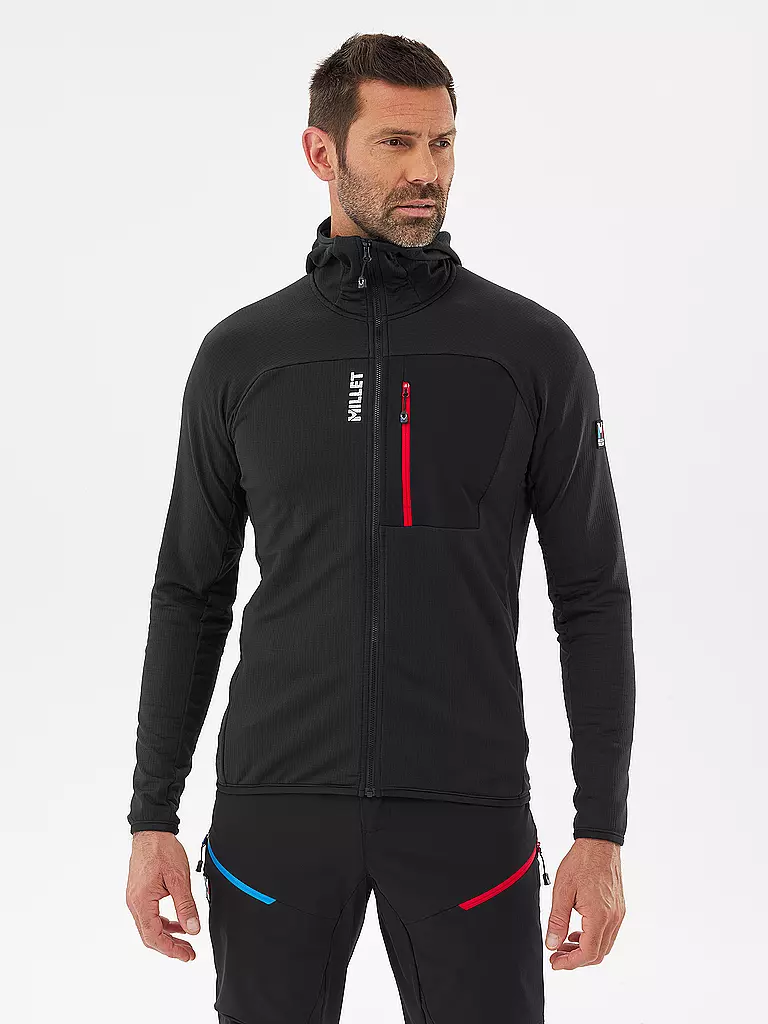 MILLET |  Herren Fleecejacke Trilogy Lightgrid Polartec Hoodie  | Noir