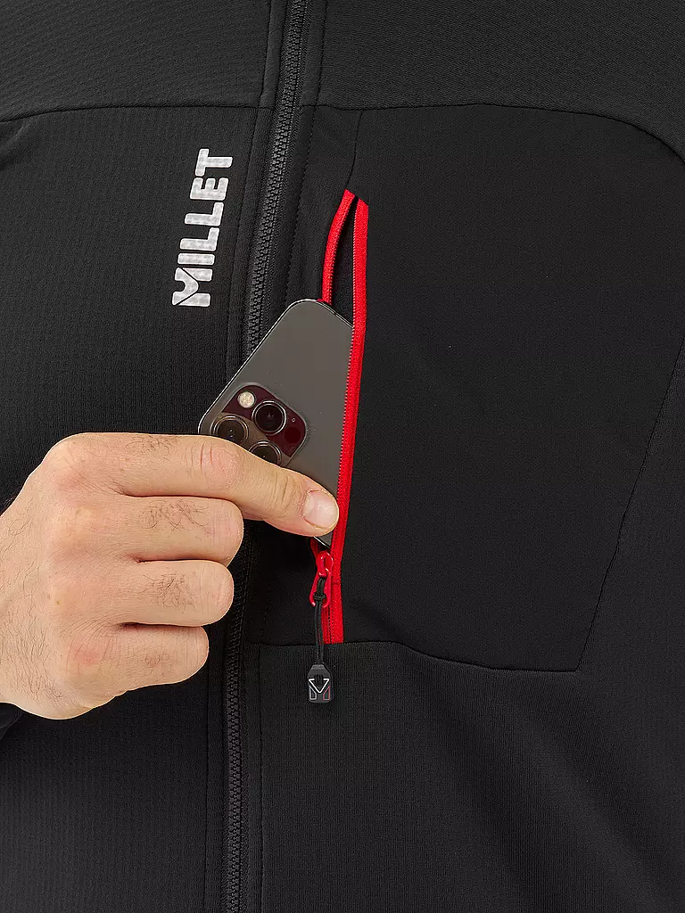 MILLET |  Herren Fleecejacke Trilogy Lightgrid Polartec Hoodie  | Noir