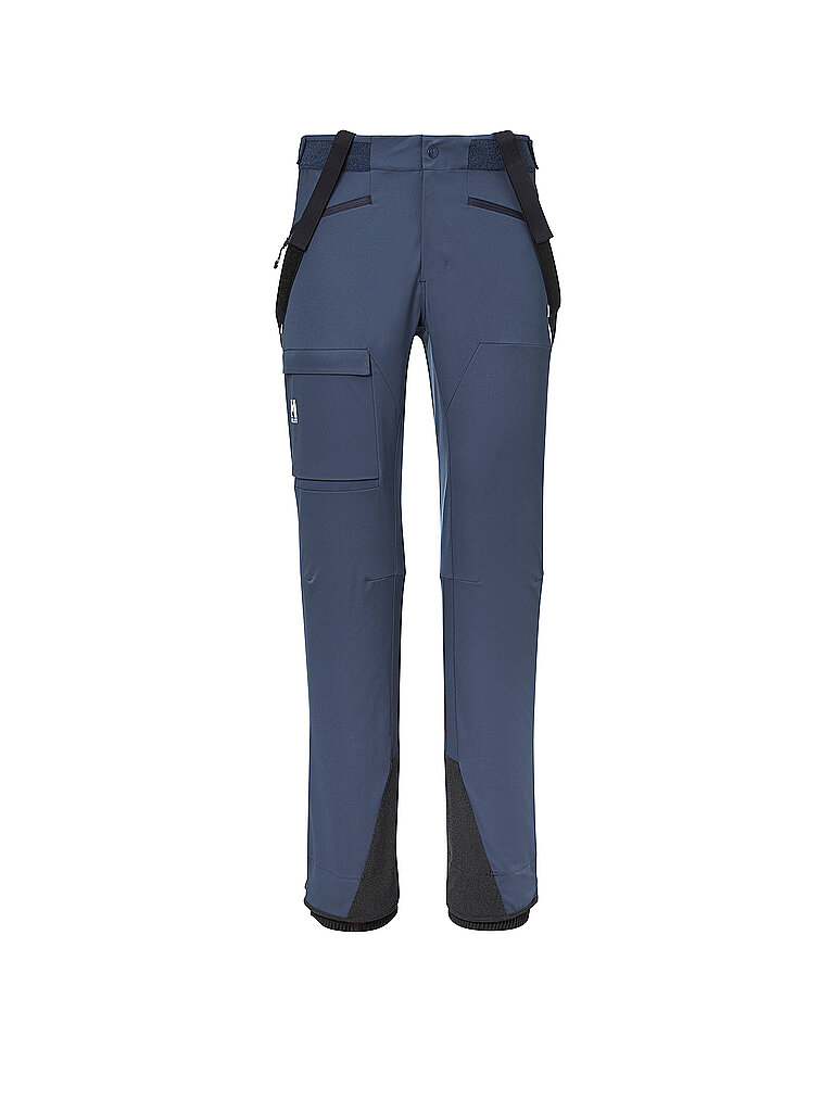 Pantalon de randonnée softshell Kamet Shield avec bretelles bleu marine XL