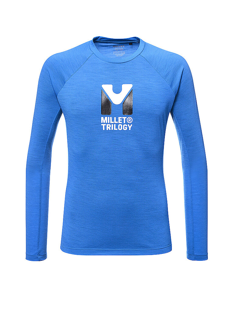 T-shirt de sport Trilogy Wool bleu M