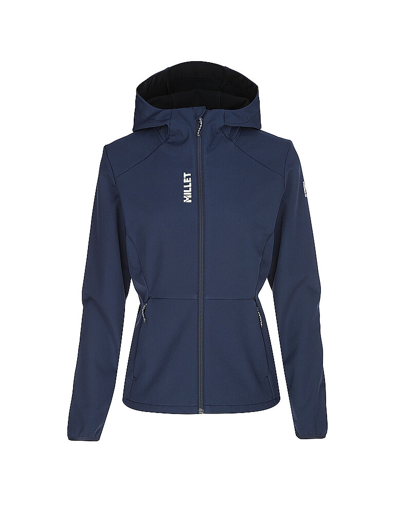 Veste softshell de randonnées Seneca Shield Hoodie bleu marine L