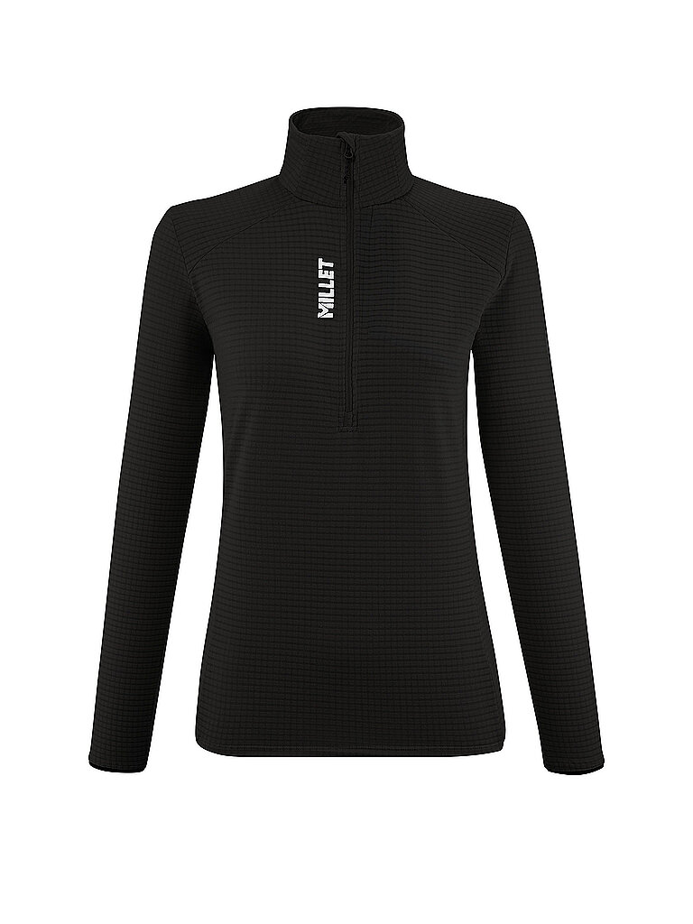 Zipshirt de randonnée Intense Fleece noir S