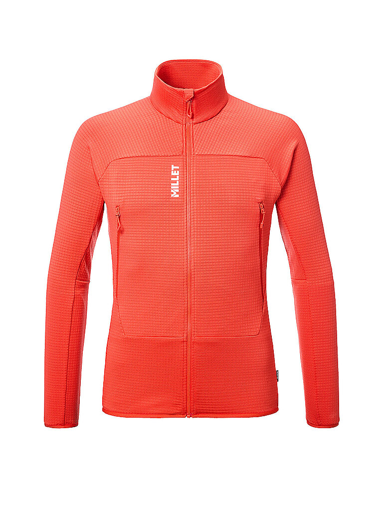 Veste polaire FUSION GRID Polartec rouge L