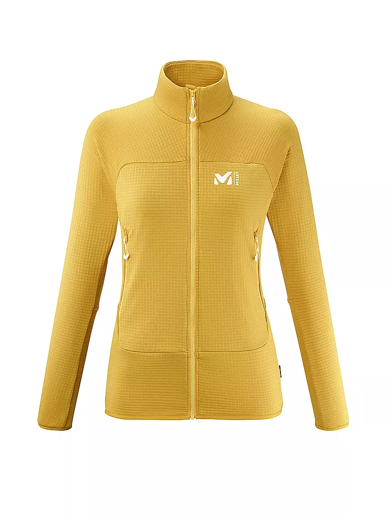 MILLET | Damen Fleecejacke Fusion Grid | Moutarde