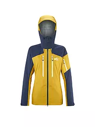 MILLET | Damen Tourenjacke WHITE 3L Hoodie  | Moutarde