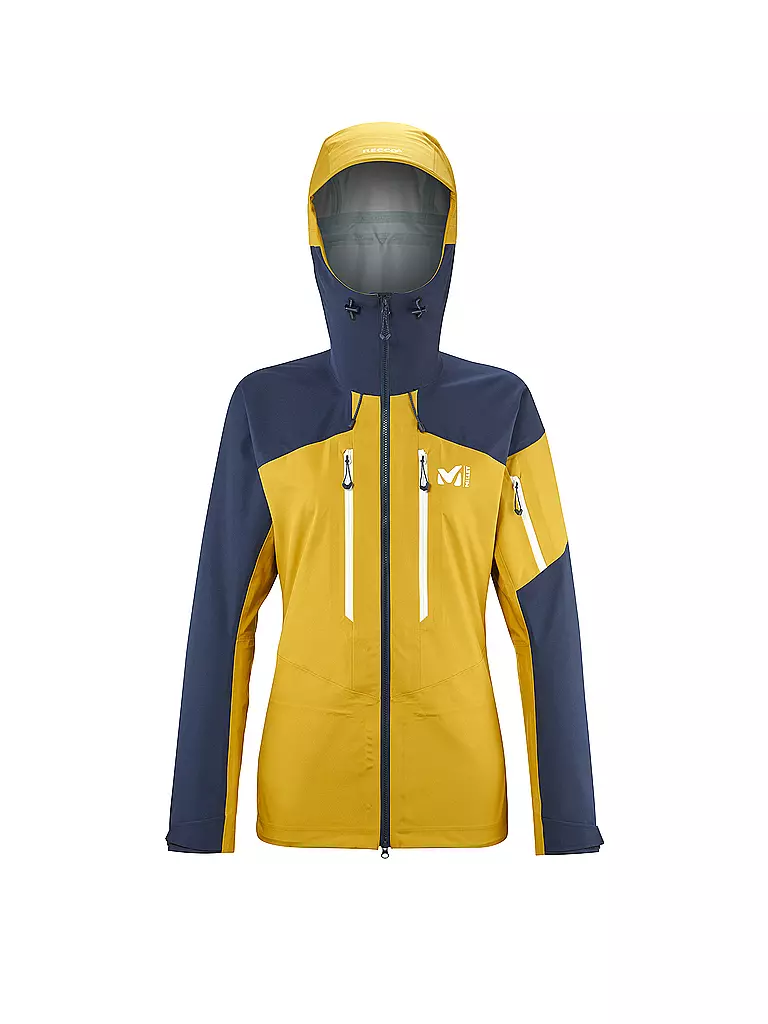 MILLET | Damen Tourenjacke WHITE 3L Hoodie  | Moutarde