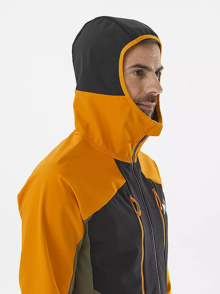 MILLET | Herren Touren Softshelljacke White Shield Hoodie | Orange