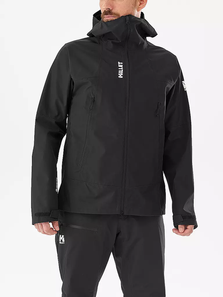 MILLET | Herren Wanderjacke Seneca GTX 3L Hoodie | Noir