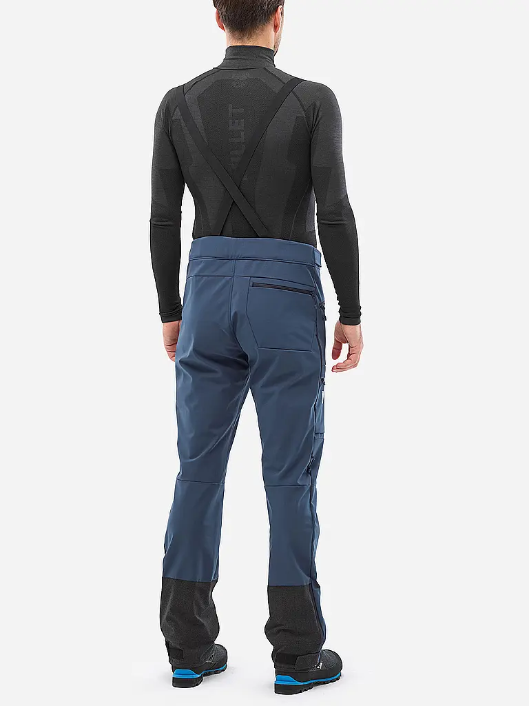MILLET | Pantalon de randonnée softshell Kamet Shield pour homme avec bretelles |