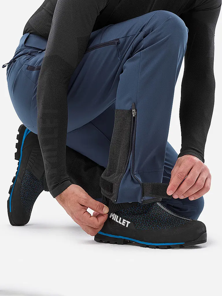 MILLET | Pantalon de randonnée softshell Kamet Shield pour homme avec bretelles |