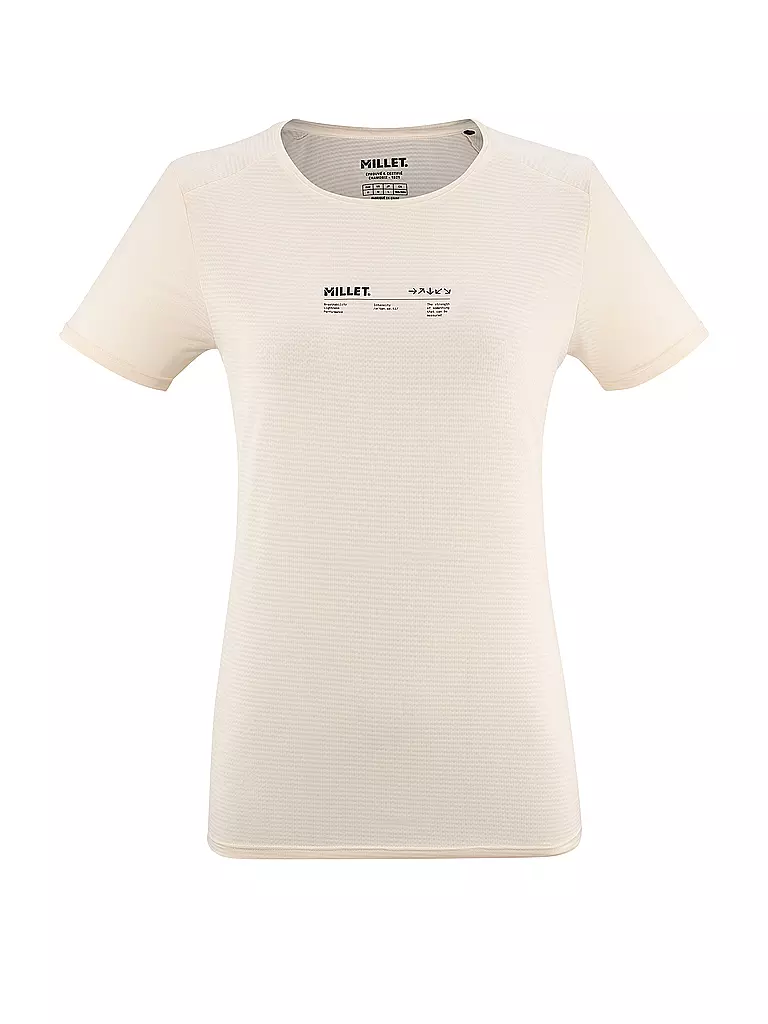 MILLET | T-shirt de randonnée pour femmes INTENSE ESSENTIAL | Crème