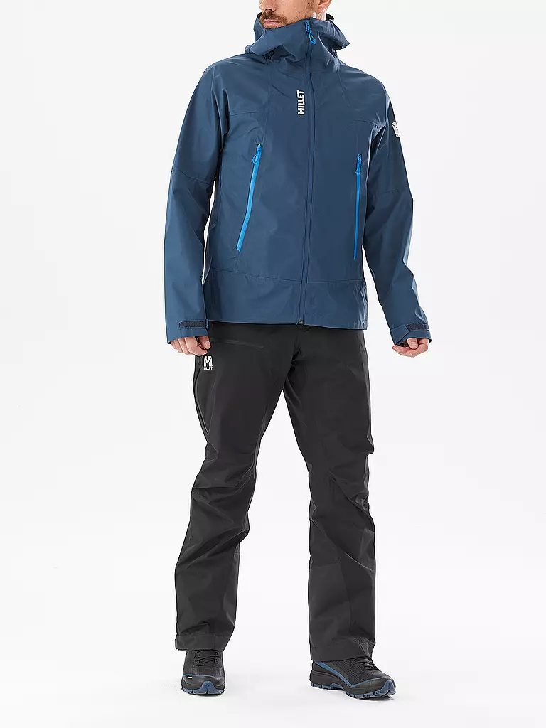 MILLET | Veste de randonnée homme Seneca GTX 3L à capuche | Bleu foncé