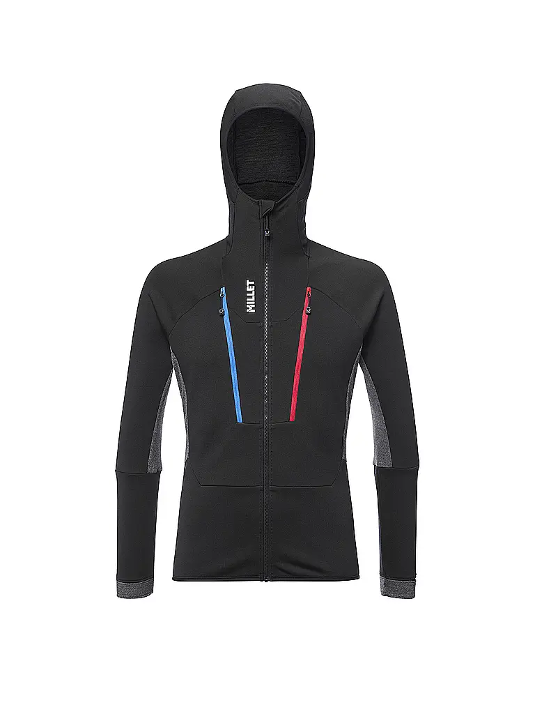 MILLET | Veste hybride homme TRILOGY ICON WOOL Fleece Hoodie | Noir