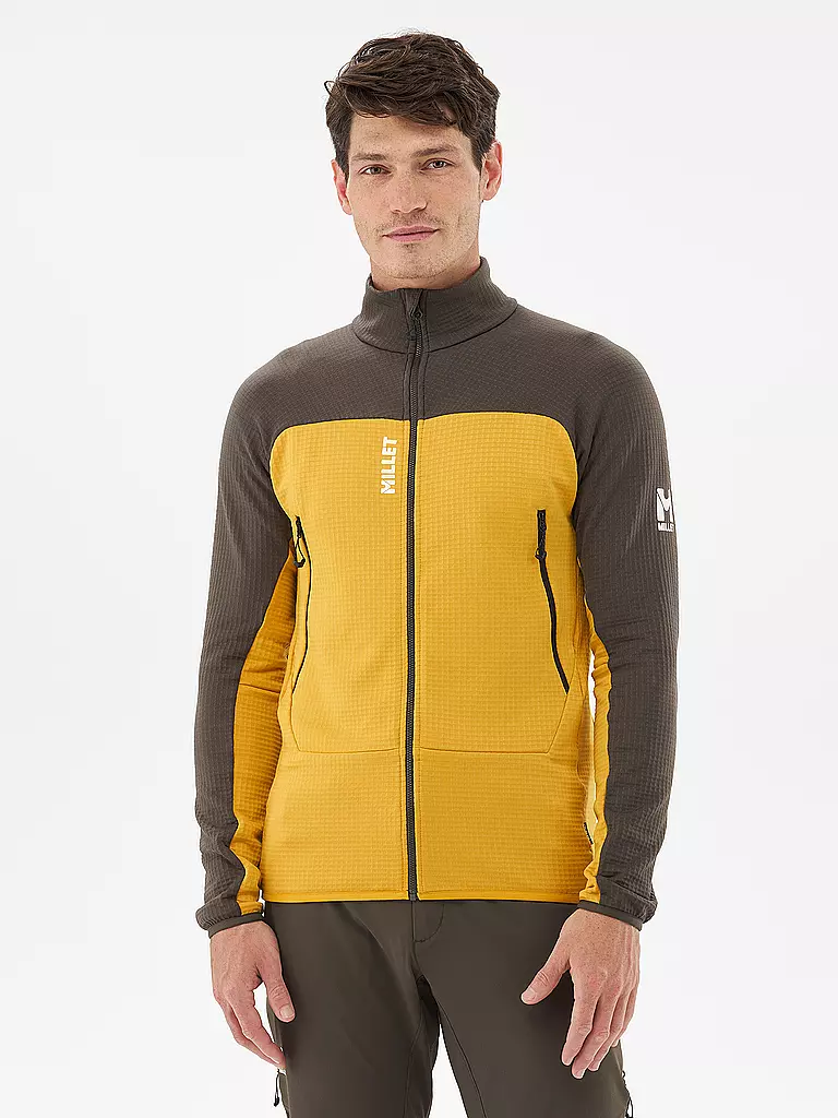 MILLET | Veste polaire homme Fusion Grid | Moutarde