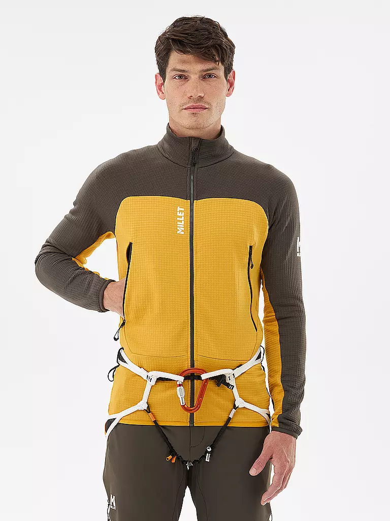MILLET | Veste polaire homme Fusion Grid | Moutarde