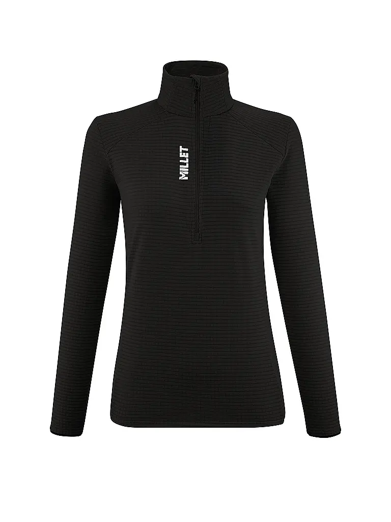 MILLET | Zipshirt de randonnée femme Intense Fleece | Noir