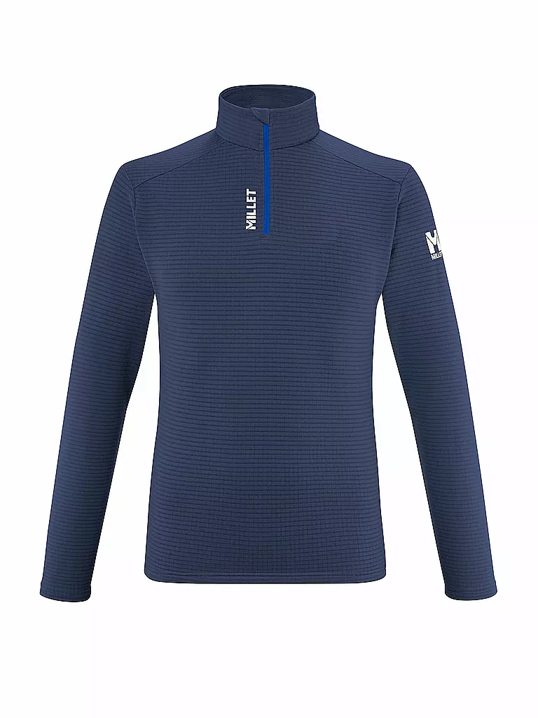 MILLET | Zipshirt Intense Fleece Homme | Bleu foncé