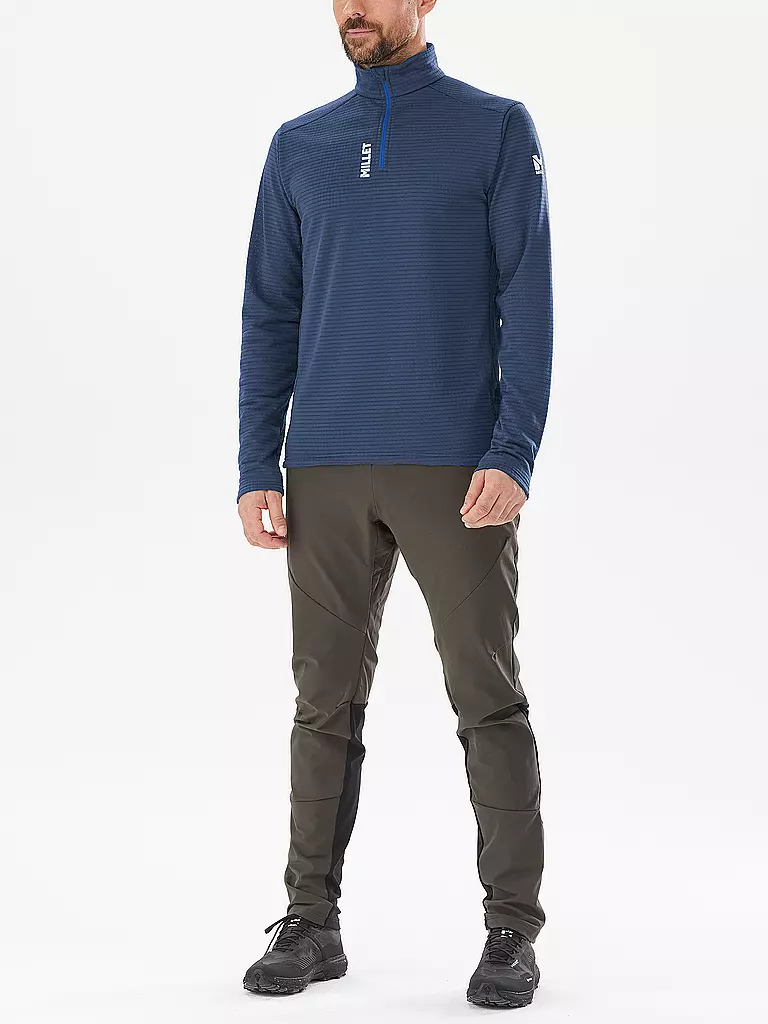 MILLET | Zipshirt Intense Fleece Homme | Bleu foncé