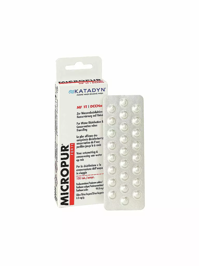 MIRCROPUR | Micropur Forte MF 1T DCCNa (4x25 Tabletten) | Aucune couleur