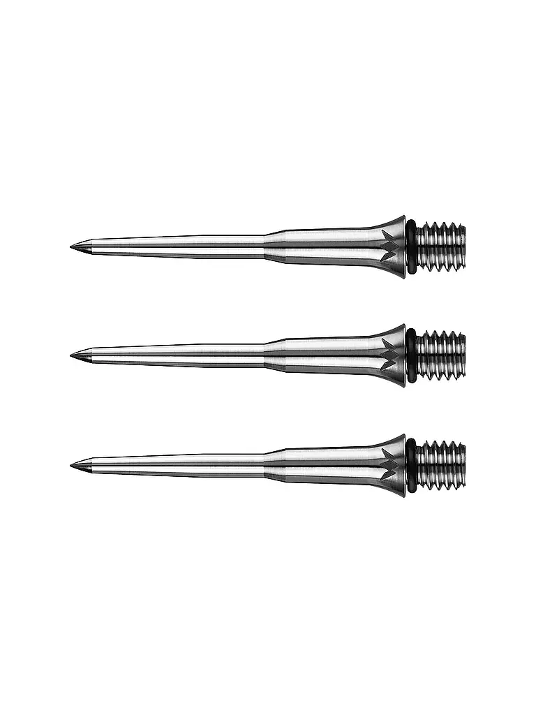 MISSION | Pointes de fléchettes Tital Pro Conversion lisses 30mm | Argent