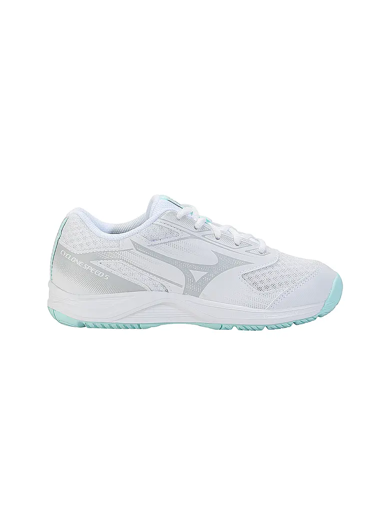 MIZUNO | Chaussures de salle pour femmes Cyclon Speed 5 | Blanc