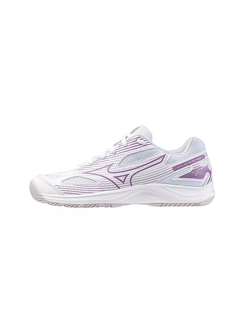 MIZUNO | Chaussures de salle pour femmes Cyclone Speed 4 | Blanc