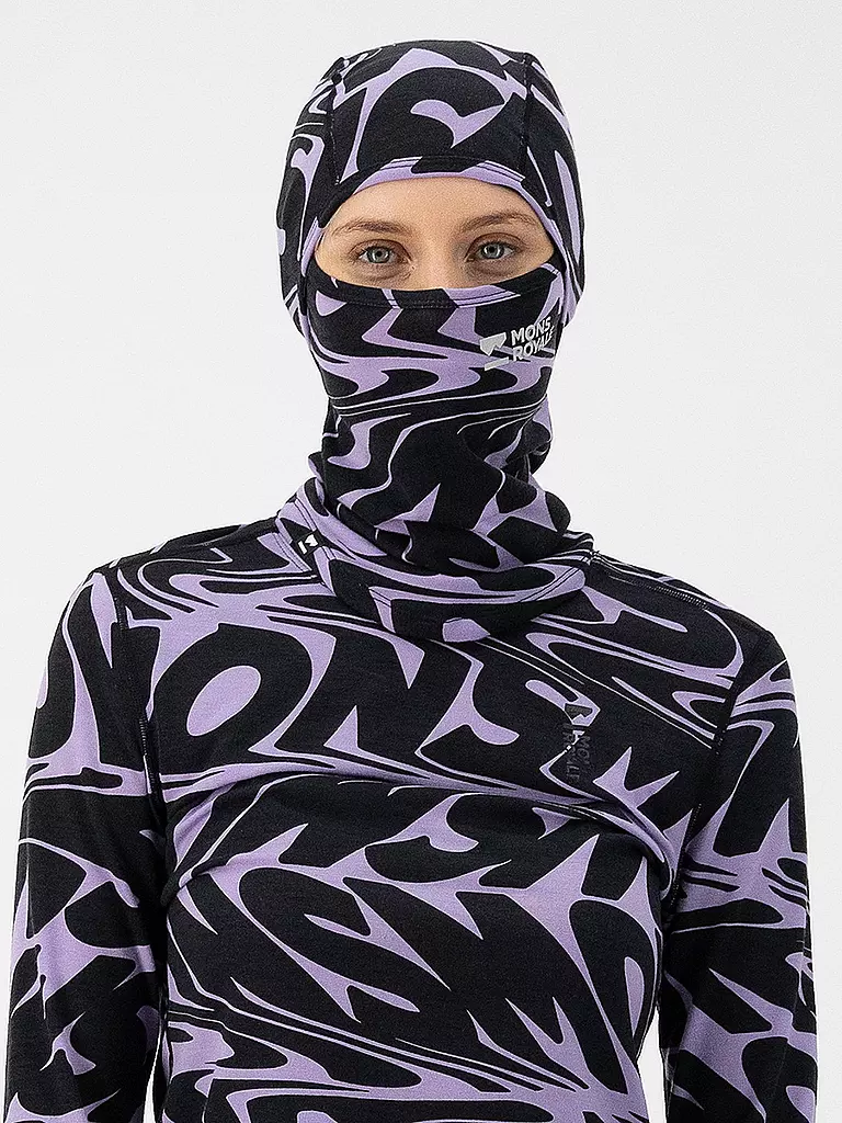 MONS ROYALE | Balaclava/Sturmhaube Santa Rosa Merino Flex 200 | Lilas