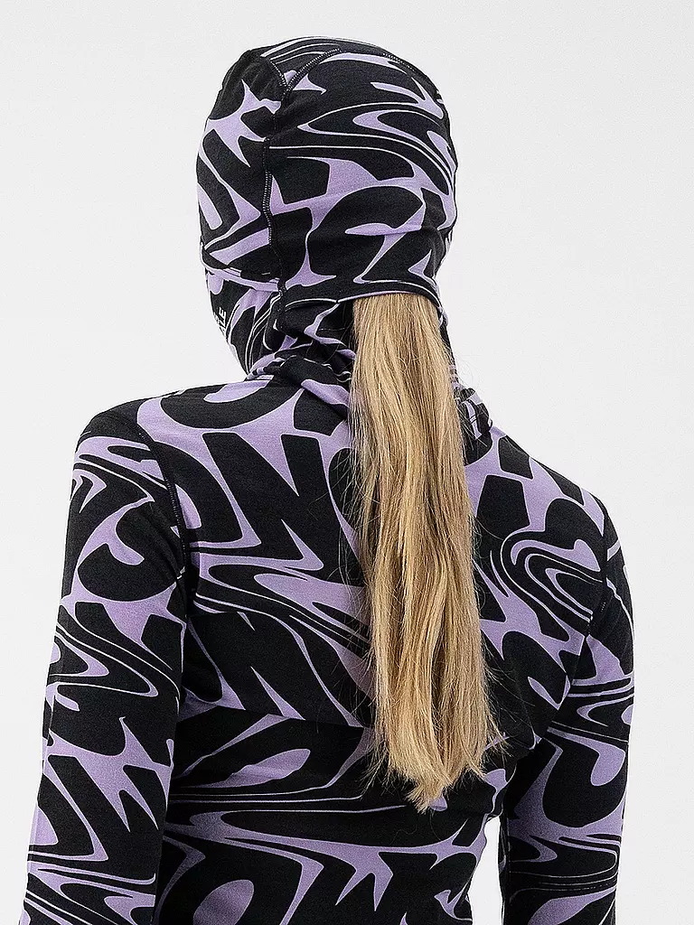 MONS ROYALE | Balaclava/Sturmhaube Santa Rosa Merino Flex 200 | Lilas