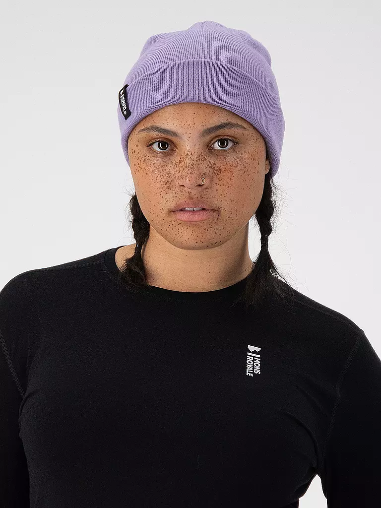 MONS ROYALE | Bonnet Mc Cloud Merino | Lilas
