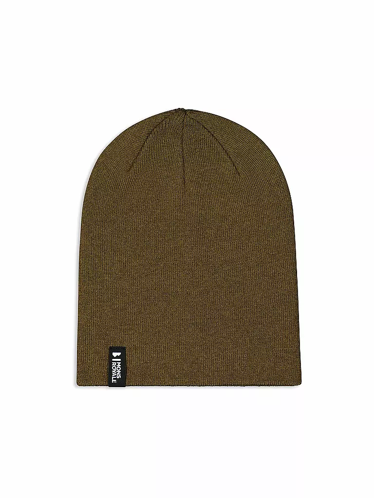 MONS ROYALE | Bonnet Mc Cloud Merino | Olive