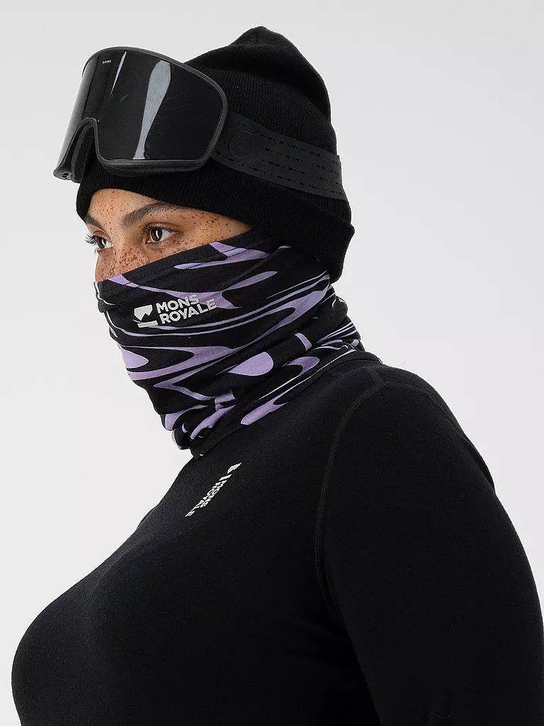 MONS ROYALE | Cache-cou Daily Dose Merino Flex 200 | Lilas