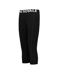 MONS ROYALE | Damen 3/4 Legging Cascade Merino Flex 200 | Noir
