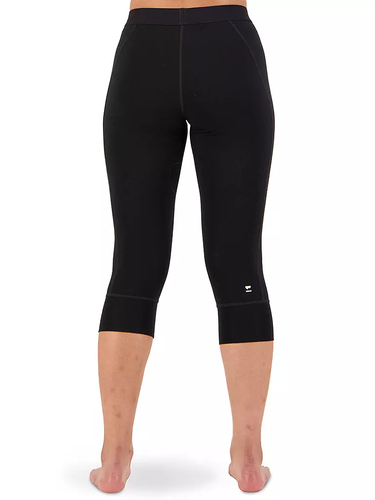 MONS ROYALE | Damen 3/4 Legging Cascade Merino Flex 200 | Noir