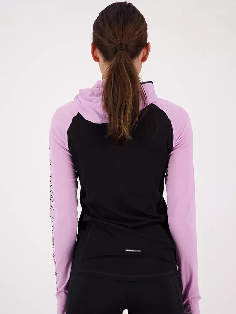 MONS ROYALE | Damen Funktionsshirt Bella Tech mit Zip | Lilas